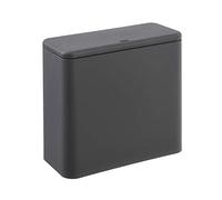 FHCSAO With Lids Trash Can Bathroom,One Button Start Recycling Bin,Kitchen Rubbish Bin,Wastebasket,Garbage Container Bin,Waste Bin For Bedroom Bathroom,Garden 12L.,Grey-12L