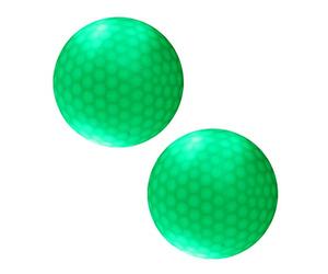 FHD 2 Pcs Night Golf Balls,Luminous Best Hitting Tournament Fluorescent Golf Ball,NO LED Inside Hit the ball more than 1000 Times (2)
