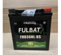 Fulbat Motorcycle Battery FHD30HL-BS Gel H.D. Replaces HVT2 Harley 66010-97