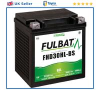 Fulbat Motorcycle Battery FHD30HL-BS Gel H.D. Replaces HVT2 Harley 66010-97
