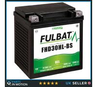 Fulbat FHD30HL-BS (H.D.) - Gel (2) Replaces HVT2 Harley 66010-97