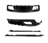 FHDBD Car Rear Lip Side Skirts Compatible with Chevrolet Camaro 2016-2019 Modified Spoiler Side Shovel Car Accessories Carbon Fiber(Diffuser)