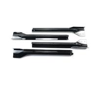 FHDBD Car Side Skirts Compatible with Jeep Grand Cherokee Base Model 2014-2022 Extension Accessories Glossy Black Body Kit Carbon Fiber Look(Glossy Black)