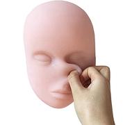 Fhdisfnsk Practice Training Head Injection Model Silicone Head Facial Mannequin Training Pad for Nurse, Medical Students Teaching Supplies