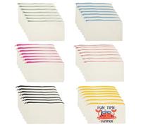 FHDUSRYO 42Pcs Canvas Zipper Pouch Bags, DIY Craft Blank Makeup Bags, Canvas Pencil Case Cosmetic Pouch for DIY Craft Travel Storage Pencil Bag Coin Bag Sublimation (6 Colors)