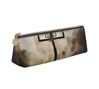 FHEBNDS Amazing Basketball Court Makeup Bag for Women Men Large Pencil Case Aesthetic Pencil Pouch Coin Pouch Leather Cosmetic Bag with Zipper Office Organizer Travel Essentials