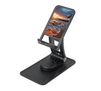 FHEBNDS Beach Maui Hawaii Sunset Sea Waves Clouds Phone Stand for Desk, 360°Rotating Foldable Cell Phone Holder for Office Home, Height Adjustable Tablet Stand Portable Cellphone Cradle iPad Holder