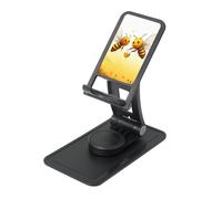 FHEBNDS Bee Love Honey Phone Stand for Desk, 360°Rotating Foldable Cell Phone Holder for Office Home, Height Adjustable Tablet Stand Portable Cellphone Cradle iPad Stand Holder