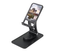 FHEBNDS Castle Near Lake Stones Phone Stand for Desk, 360°Rotating Foldable Cell Phone Holder for Office Home, Height Adjustable Tablet Stand Portable Cellphone Cradle iPad Stand Holder