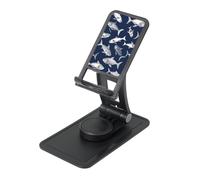FHEBNDS Various Sea Fish Pattern Phone Stand for Desk, 360°Rotating Foldable Cell Phone Holder for Office Home, Height Adjustable Tablet Stand Portable Cellphone Cradle iPad Holder