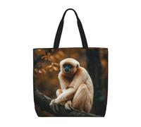 FHECVBN Ape Sitting On The Tree Womens Tote Bag Large Reusable Grocery Bags Casual Shoulder Bags For Shopping, Travel, Work Gift For Women