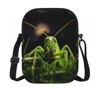 FHECVBN Women Cell Phone Purse Small Crossbody Bags Zipper Sling Purses Travel Shoulder Handbag Grasshopper On Grass Messenger Bag