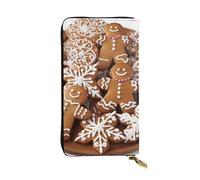 FHEDVBN Chocolate Chip Biscuits Wallet for Men Women Long Purse Leather Clutch Large Business Handbag Travel Phone Holder Credit Card Holder Money Case with Zipper Leather Wallets Gift