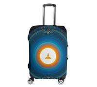 FHESDCW Balance Point of Cosmic Culture Luggage Covers for Suitcases, Washable Travel Accessories, Anti-Scratch & Dust Protection Suitcase Cover Protector Fits 19-32 Inch Luggage, style, Small