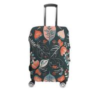 FHESDCW Black Reversible Design Luggage Covers for Suitcases, Washable Travel Accessories, Anti-Scratch & Dust Protection Suitcase Cover Protector Fits 19-32 Inch Luggage, Style, XL, Classic