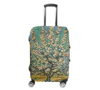 FHESDCW Blooming Apricot Trees Luggage Covers for Suitcases, Washable Travel Accessories, Anti-Scratch & Dust Protection Suitcase Cover Protector Fits 19-32 Inch Luggage, style, XL, Classic