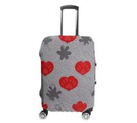 FHESDCW Dog Claw Love Luggage Covers for Suitcases, Washable Travel Accessories, Anti-Scratch & Dust Protection Suitcase Cover Protector Fits 19-32 Inch Luggage, style, M, Classic