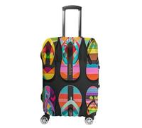 FHESDCW Flip Flops Luggage Covers for Suitcases, Washable Travel Accessories, Anti-Scratch & Dust Protection Suitcase Cover Protector Fits 19-32 Inch Luggage, style, Small, Classic