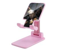 FHESDCW Foldable Cell Phone Stand for Desk - 3D Bald Eagle Phone Holder Angle Height Adjustable Cellphone Holder Portable Tablet Stand Compatible with All Phones 4-13" Phones Tablets