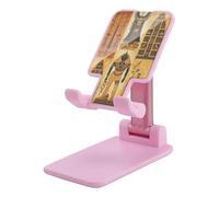FHESDCW Foldable Cell Phone Stand for Desk - Ancient Egypt Tribe Series Phone Holder Angle Height Adjustable Cellphone Holder Portable Tablet Stand Compatible with All Phones 4-13" Phones Tablets