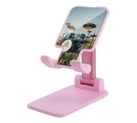 FHESDCW Foldable Cell Phone Stand for Desk - Field Printed Music Phone Holder Angle Height Adjustable Cellphone Holder Portable Tablet Stand Compatible with All Phones 4-13" Phones Tablets