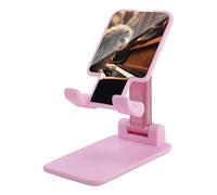 FHESDCW Foldable Cell Phone Stand for Desk - Owl Plays Piano Phone Holder Angle Height Adjustable Cellphone Holder Portable Tablet Stand Compatible with All Phones 4-13" Phones Tablets