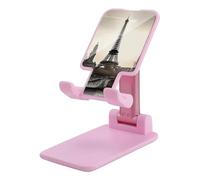 FHESDCW Foldable Cell Phone Stand for Desk - Travel Paris Phone Holder Angle Height Adjustable Cellphone Holder Portable Tablet Stand Compatible with All Phones 4-13" Phones Tablets