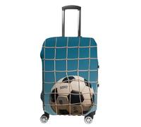 FHESDCW Football in The Football Network Luggage Covers for Suitcases, Washable Travel Accessories, Anti-Scratch & Dust Protection Suitcase Cover Protector Fits 19-32 Inch Luggage, style, M, Classic
