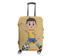 FHESDCW Football Luggage Covers for Suitcases, Washable Travel Accessories, Anti-Scratch & Dust Protection Suitcase Cover Protector Fits 19-32 Inch Luggage, Style, L, Classic