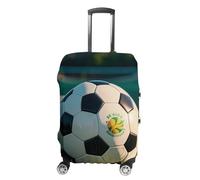 FHESDCW Football on The Grass Luggage Covers for Suitcases, Washable Travel Accessories, Anti-Scratch & Dust Protection Suitcase Cover Protector Fits 19-32 Inch Luggage, Style, S, Classic