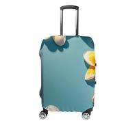 FHESDCW Frame Exotic Floral Pattern Printing Luggage Covers for Suitcases, Washable Travel Accessories, Anti-Scratch & Dust Protection Suitcase Cover Protector Fits 19-32 Inch Luggage, Style, L