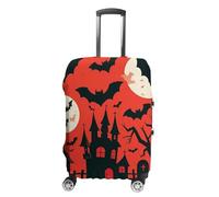 FHESDCW Halloween Luggage Covers for Suitcases, Washable Travel Accessories, Anti-Scratch & Dust Protection Suitcase Cover Protector Fits 19-32 Inch Luggage, Style, M, Classic