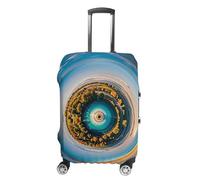 FHESDCW Heavenly Eye Luggage Covers for Suitcases, Washable Travel Accessories, Anti-Scratch & Dust Protection Suitcase Cover Protector Fits 19-32 Inch Luggage, Style, M, Classic