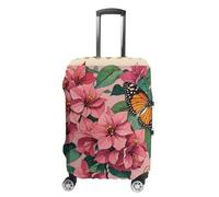 FHESDCW Jiuzhong Ge Hua And Butterfly Luggage Covers for Suitcases, Washable Travel Accessories, Anti-Scratch & Dust Protection Suitcase Cover Protector Fits 19-32 Inch Luggage, style, Small, Classic