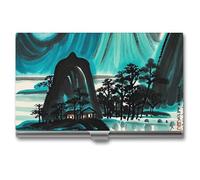 FHESDCW Landscape Patterns Business Card Holder for Men & Women, Professional Card Case with Buckle Style Shut, Compact And Portable Metal Case for Office Workers, style, One Size, Classic
