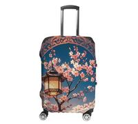 FHESDCW Lantern Round Gorgeous Pattern Luggage Covers for Suitcases, Washable Travel Accessories, Anti-Scratch & Dust Protection Suitcase Cover Protector Fits 19-32 Inch Luggage, Style, M, Classic