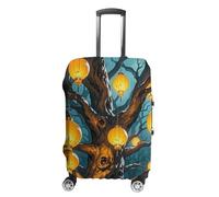 FHESDCW Lanterns Hang from The Trees Luggage Covers for Suitcases, Washable Travel Accessories, Anti-Scratch & Dust Protection Suitcase Cover Protector Fits 19-32 Inch Luggage, style, M, Classic