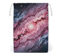 FHESDCW Marble Patterned Drawstring Bag Canvas, Reusable Travel Jewelry Pouches, Washable Storage Bags for Gift, Candy, Cosmetics 20 * 25cm