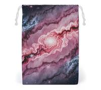 FHESDCW Marble Patterned Drawstring Bag Canvas, Reusable Travel Jewelry Pouches, Washable Storage Bags for Gift, Candy, Cosmetics 12 * 18cm