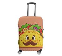 FHESDCW Mexican Corn Rolls Luggage Covers for Suitcases, Washable Travel Accessories, Anti-Scratch & Dust Protection Suitcase Cover Protector Fits 19-32 Inch Luggage, style, Small, Classic