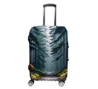 FHESDCW Mushrooms on The Dark Luggage Covers for Suitcases, Washable Travel Accessories, Anti-Scratch & Dust Protection Suitcase Cover Protector Fits 19-32 Inch Luggage, style, XL, Classic