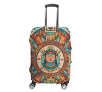 FHESDCW Patterns of Ancient Civilization Figures Luggage Covers for Suitcases, Washable Travel Accessories, Anti-Scratch & Dust Protection Suitcase Cover Protector Fits 19-32 Inch Luggage, Style, L