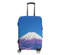 FHESDCW Purple Mount Fuji Luggage Covers for Suitcases, Washable Travel Accessories, Anti-Scratch & Dust Protection Suitcase Cover Protector Fits 19-32 Inch Luggage, Style, XL, Classic