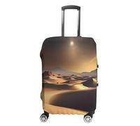 FHESDCW Sahara Desert Luggage Covers for Suitcases, Washable Travel Accessories, Anti-Scratch & Dust Protection Suitcase Cover Protector Fits 19-32 Inch Luggage, style, Small, Classic