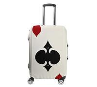 FHESDCW Spades K Poker Luggage Covers for Suitcases, Washable Travel Accessories, Anti-Scratch & Dust Protection Suitcase Cover Protector Fits 19-32 Inch Luggage, Style, XL, Classic