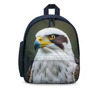 FHESDCW Spear Falcon, White Eagle Backpack for Men Women, Durable Small Bookbag Lightweight Daypack for Travel, Hiking, Blue-style, One Size, Daypack Backpacks