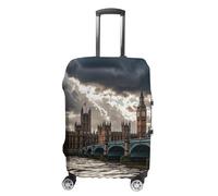 FHESDCW Stormy And Gloomy Weather Luggage Covers for Suitcases, Washable Travel Accessories, Anti-Scratch & Dust Protection Suitcase Cover Protector Fits 19-32 Inch Luggage, style, M, Classic
