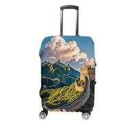 FHESDCW The Great Wall Luggage Covers for Suitcases, Washable Travel Accessories, Anti-Scratch & Dust Protection Suitcase Cover Protector Fits 19-32 Inch Luggage, Style, S, Classic