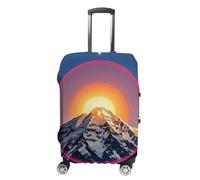 FHESDCW The Sun Luggage Covers for Suitcases, Washable Travel Accessories, Anti-Scratch & Dust Protection Suitcase Cover Protector Fits 19-32 Inch Luggage, Style, M, Classic