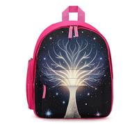 FHESDCW The Tree of Psychic Life Backpack for Men Women, Durable Small Bookbag Lightweight Daypack for Travel, Hiking, Pink-style, One Size, Daypack Backpacks